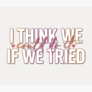 Clairo Could Do It If We Tried Lyric Tapestry - Image 3